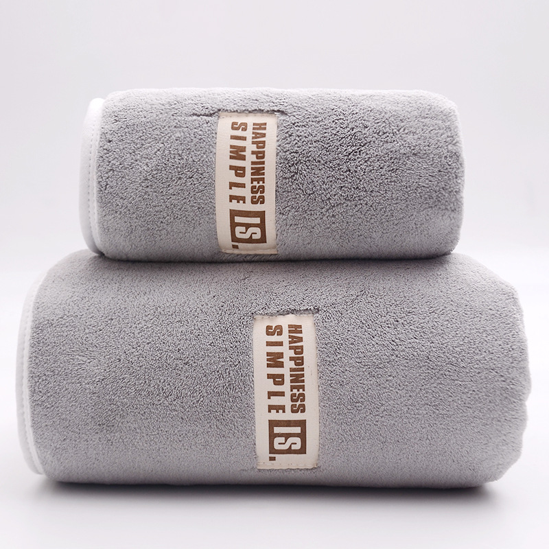 Korallensamt-Badehandtuch-Set 550g dreiteilig