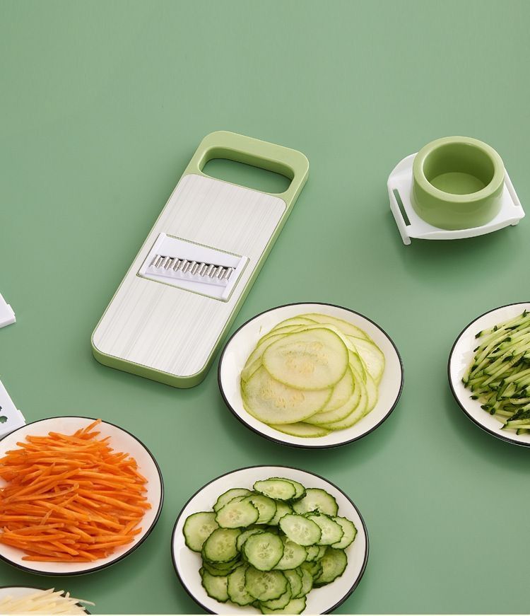 Vegetable slicer and grater, stainless steel, multifunctional
