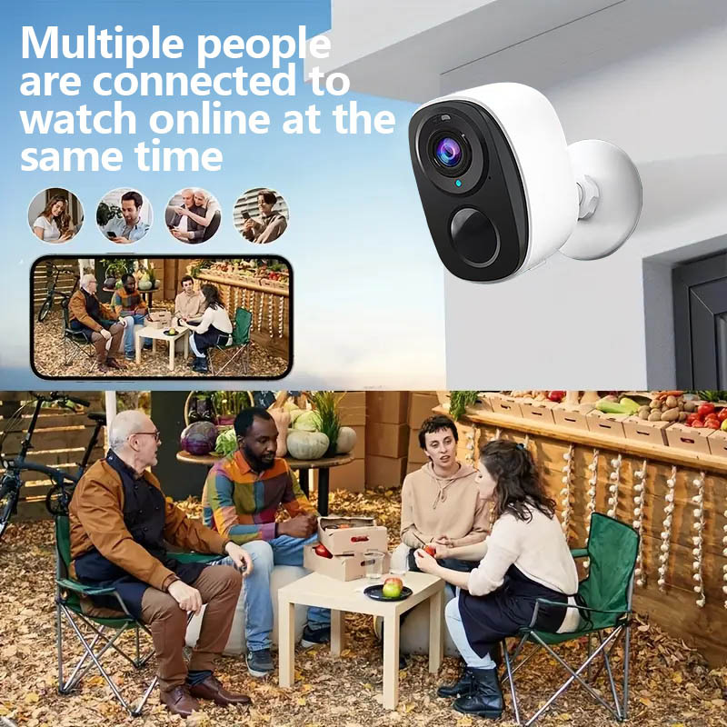 OKAM gözetim kamerası, 360 dönen, Wi-Fi, iç/dış mekan