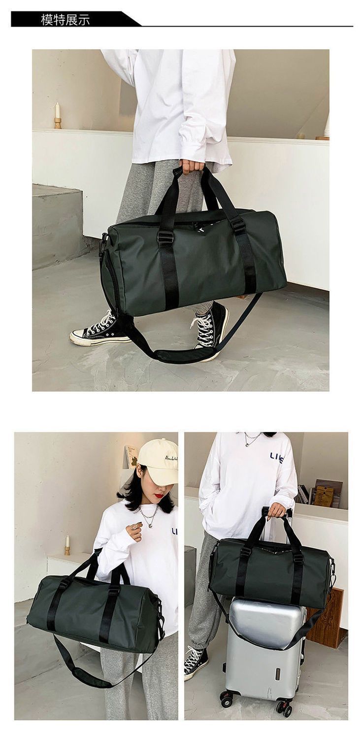 Sports backpack waterproof with dry-wet separation compartment
