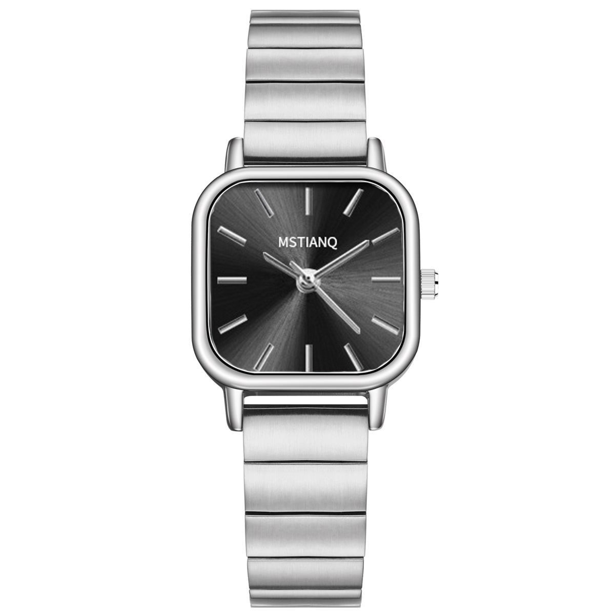 Women's quartz watch, bamboo steel band, Korean design, simple style