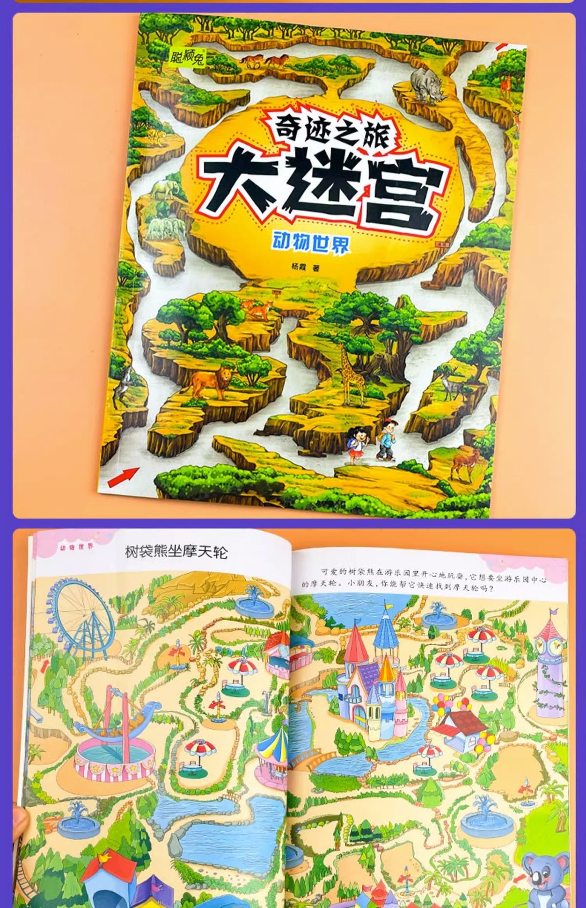 Maze Book Ages 4-7 Focus and Thinking Training