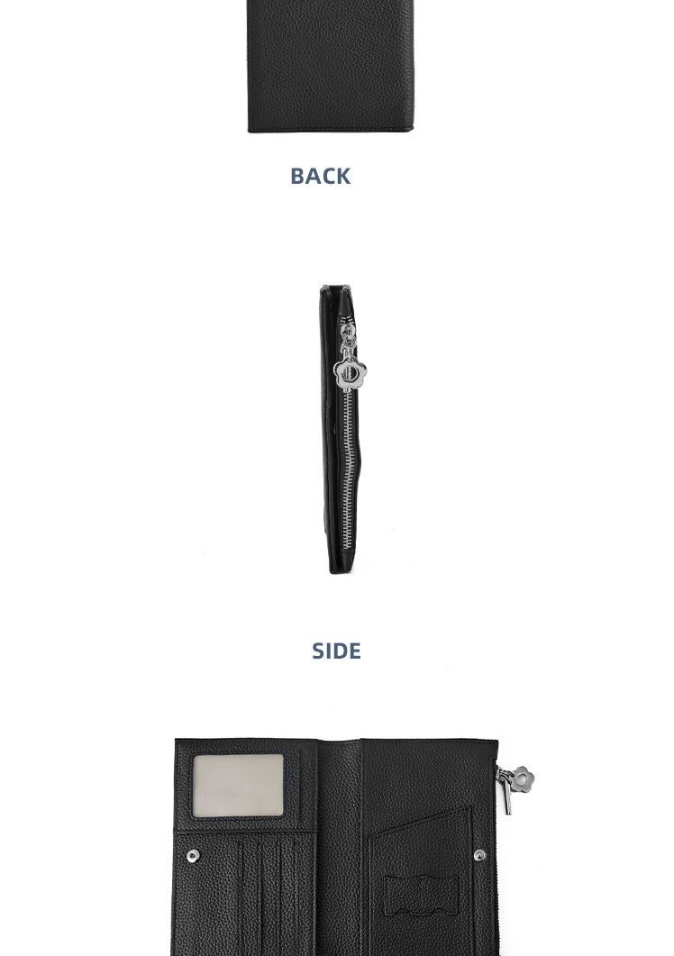 Genuine leather passport holder and wallet, multifunctional