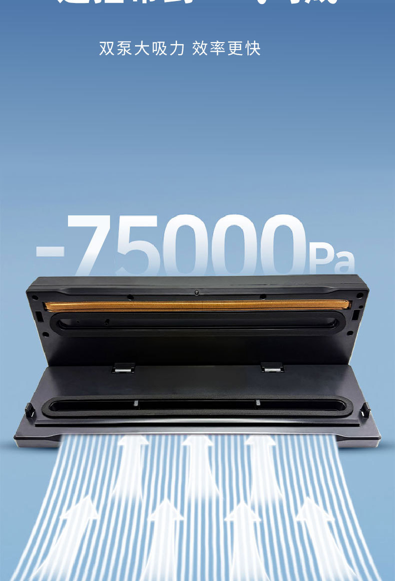 Vacuum sealing machine for food preservation