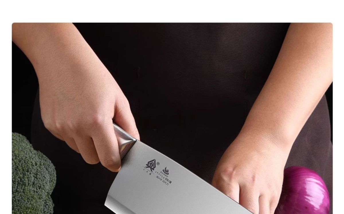 Yangjiang kitchen knife and cutting board set, 2-in-1