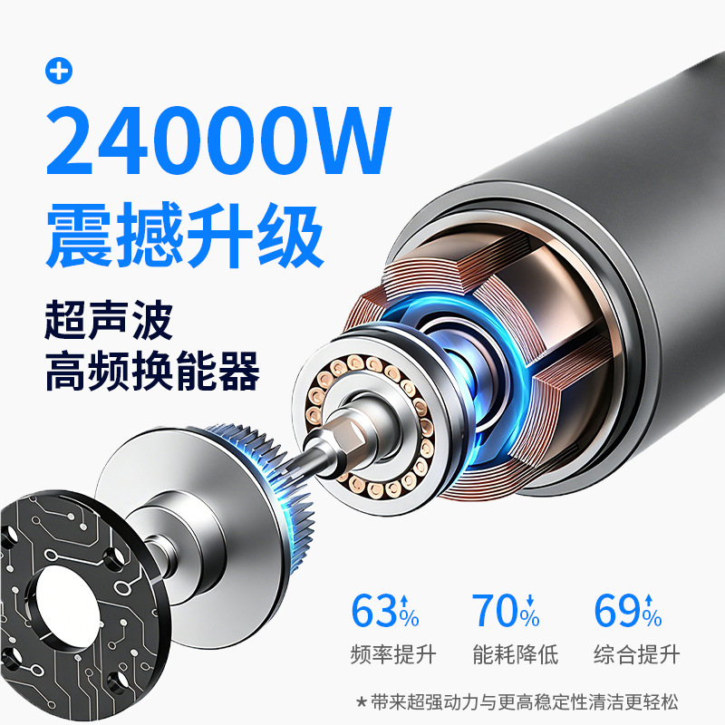 超声波洁牙器5档电动牙结石去除器牙垢牙齿清理烟渍洗牙正畸专用
