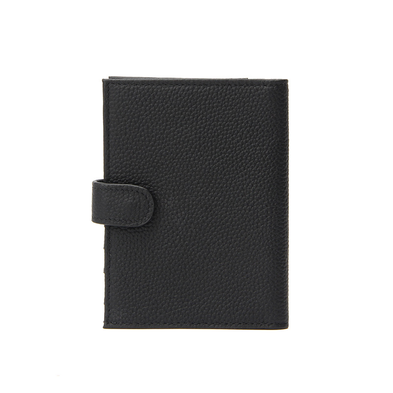 Dış ticaret yeni hakiki deri pasaport çantası, unisex, ultra ince RFID çok fonksiyonlu cüzdan, bilet tutucu, pasaport belge çantası.