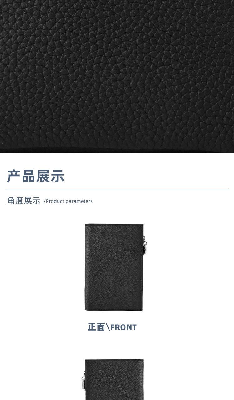 Genuine leather passport holder and wallet, multifunctional