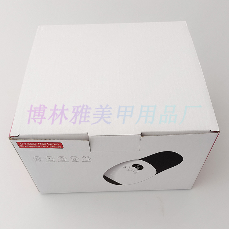 LED/UV nail curing lamp with slipper design, hands and feet