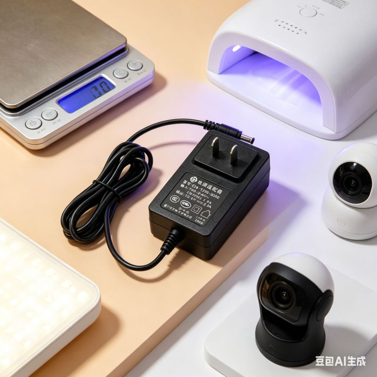 12V 2A gözetim güç kaynağı adaptörü, 24W, sertifikalı