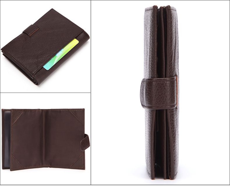 Genuine Deri Pasaport Cüzdanı Kart Yuvalı