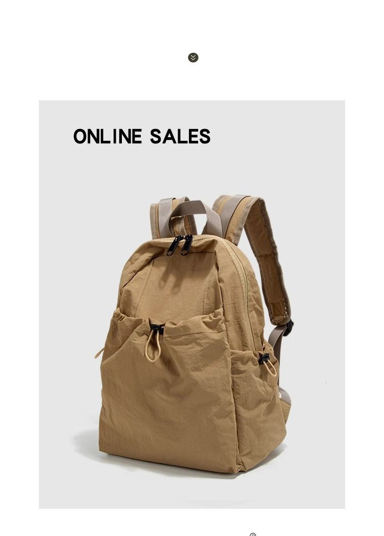 Koreanischer Stil Herren-Rucksack, wasserdicht, leicht, Reisebeutel