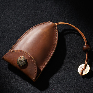 Reisepass-Etui echtes Rindsleder Vintage-Stil
