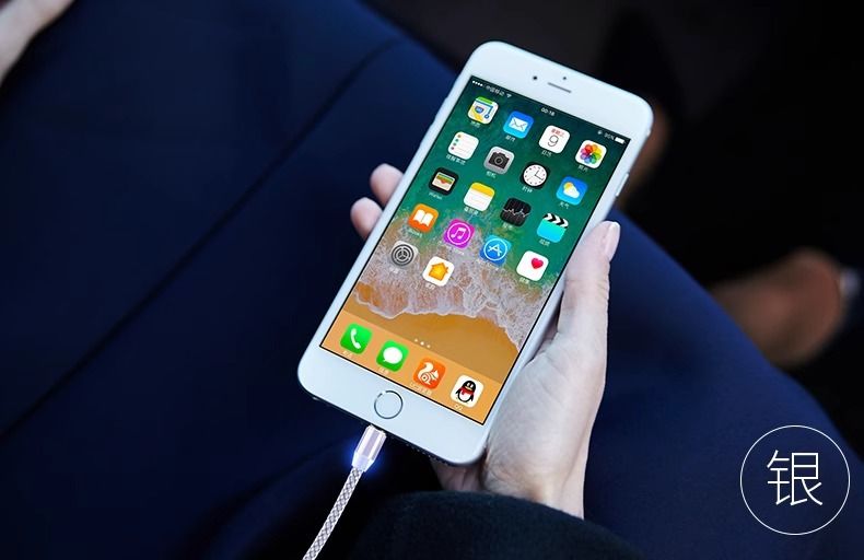 Manyetik şarj kablosu 3-in-1, yuvarlak kafa, Apple/Android/Type-C