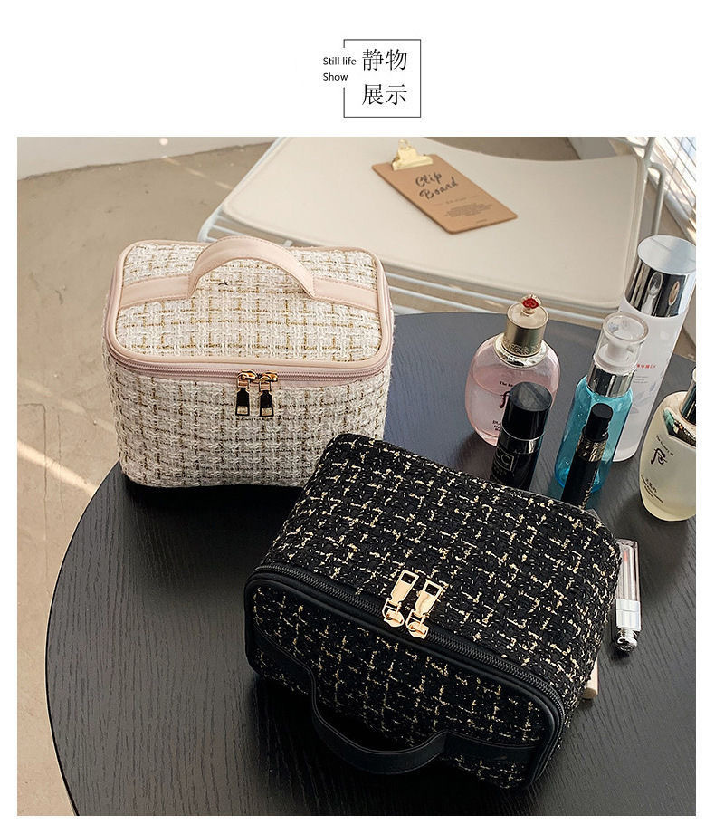 Kosmetiktasche, luxuriös, großes Fassungsvermögen, tragbar