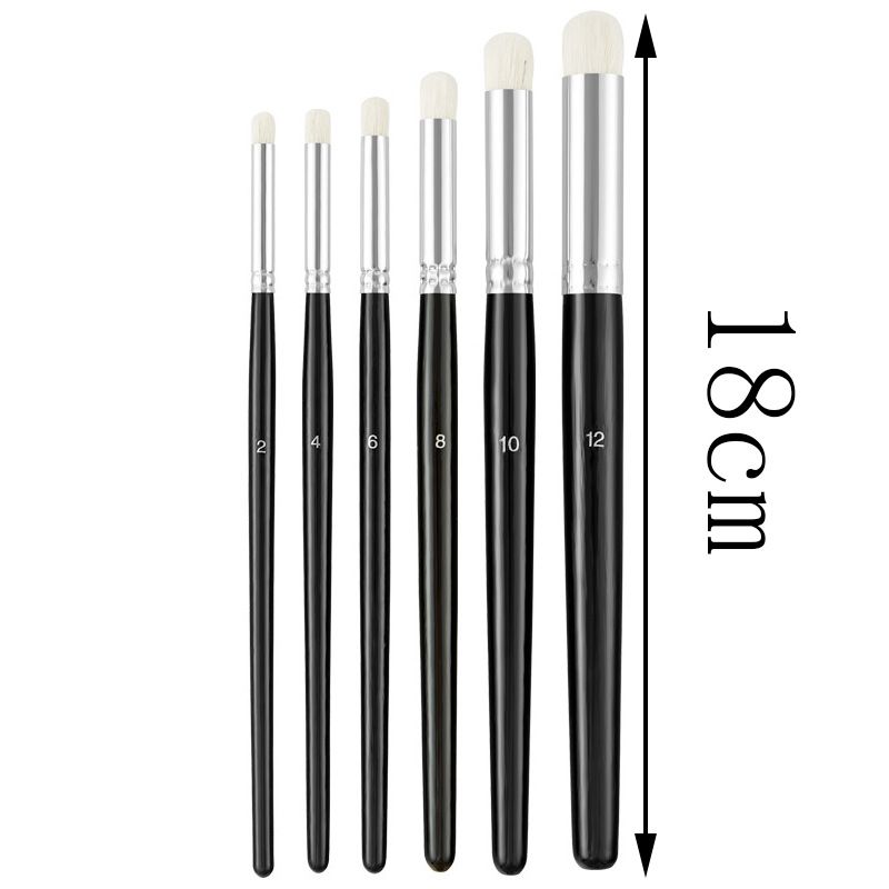 DIY wool brush set, 6-piece, ceramic painting, oil and gouache