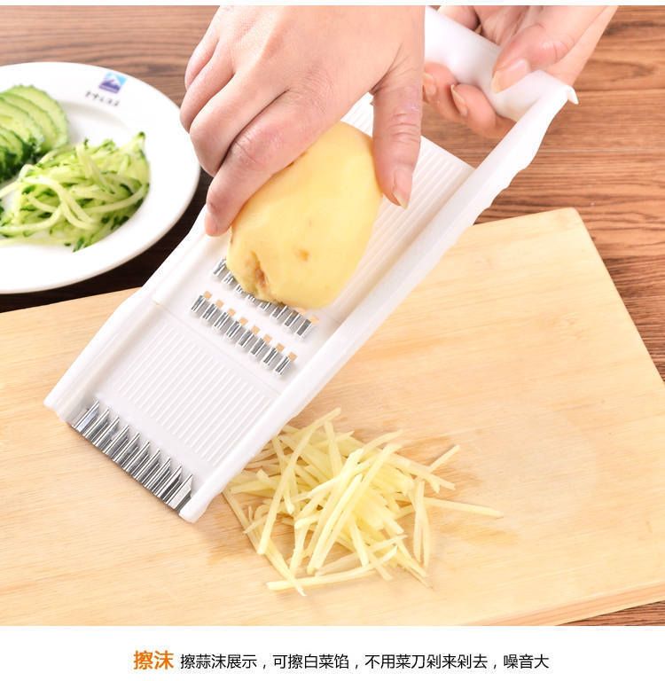 多功能厨房切菜器土豆萝卜刨丝器黄瓜切片家用便捷蔬果擦丝小工具