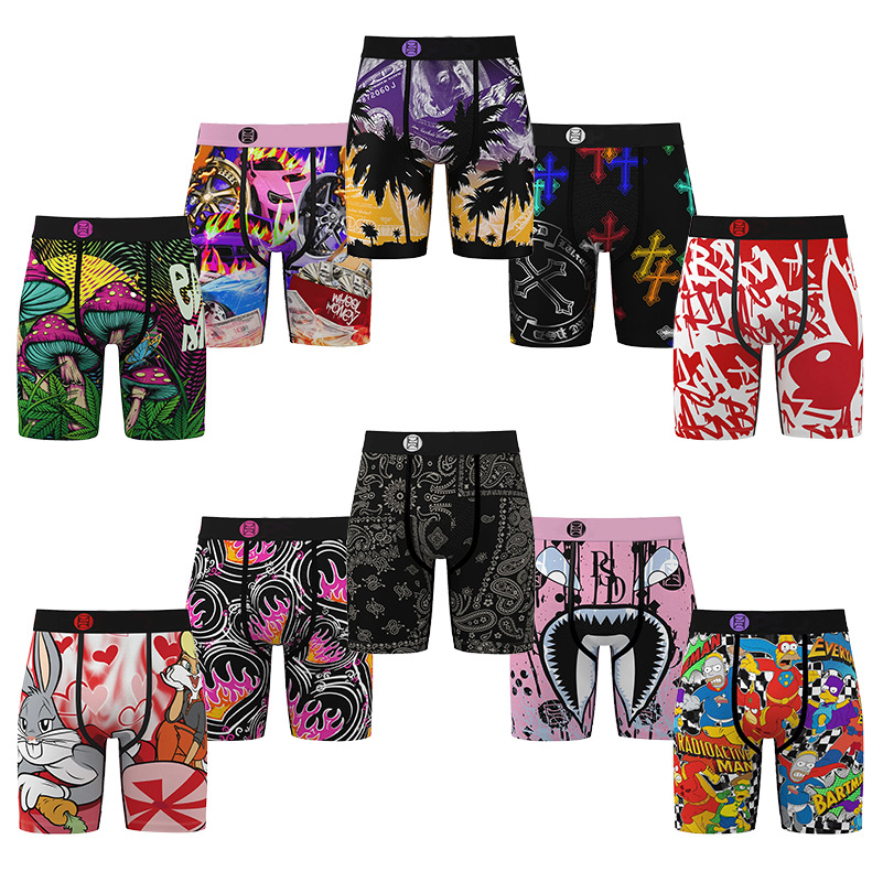 PSD brand men's boxer briefs, American style sports