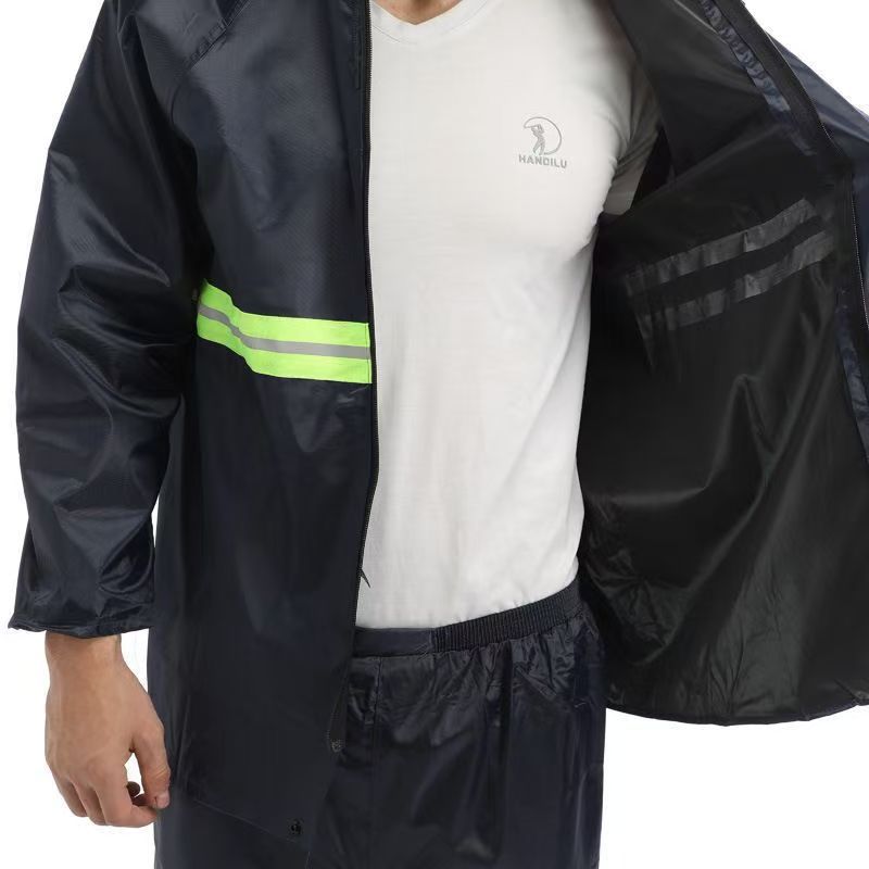 Two-piece raincoat set, Oxford cloth, thickened