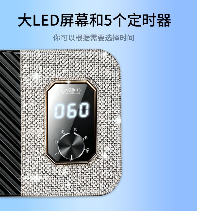 Smart sensor LED nail dryer