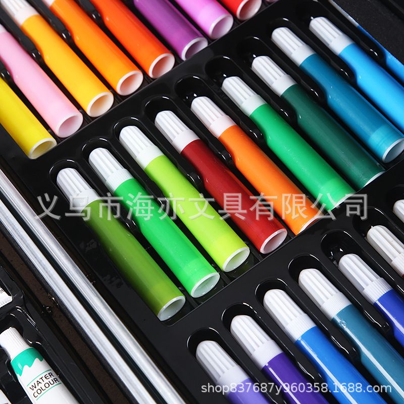 145 piece painting set aluminum case watercolor