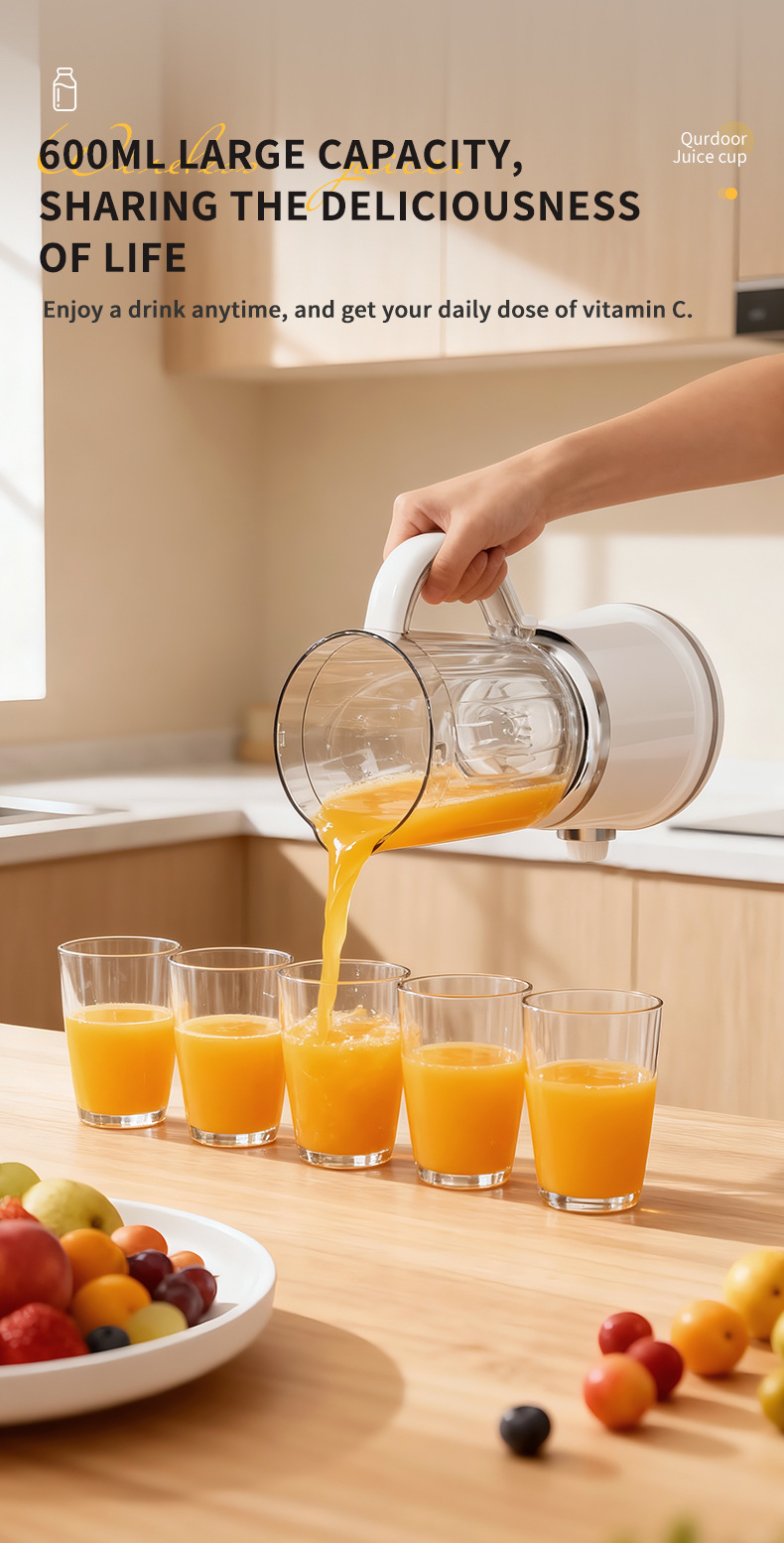 Home juicer large capacity multifunctional single serving