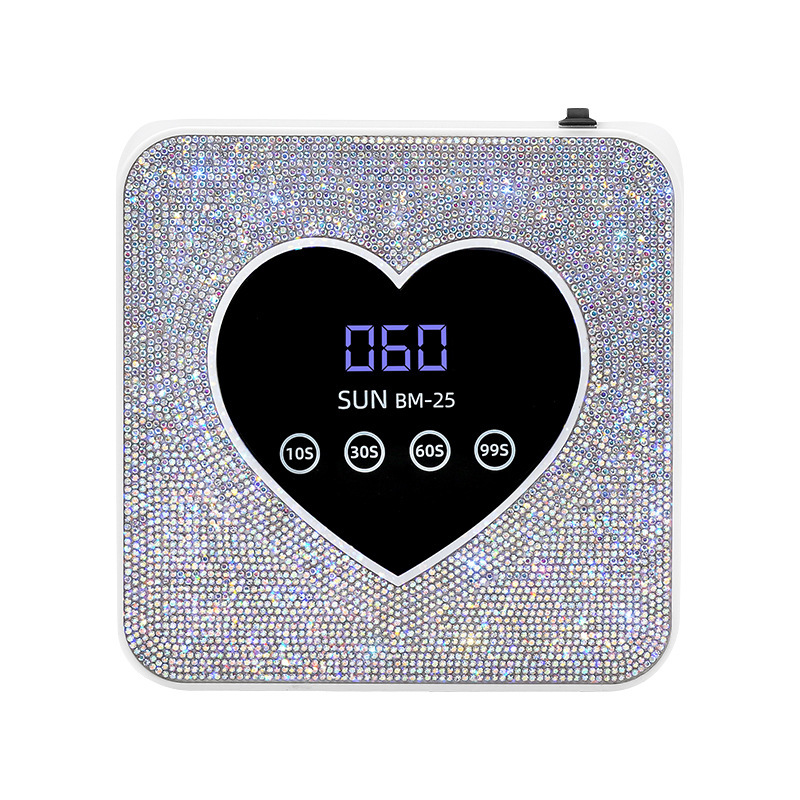 Wireless rechargeable UV nail drying lamp smart sensor