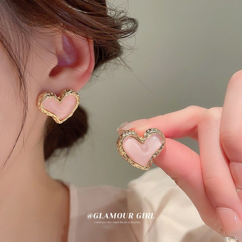 Silver flower geometric earrings, rhinestone, women's
