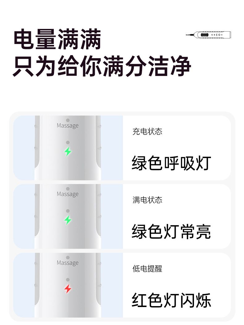 BX12旋转电动牙刷跨境升级款定制无线底座成人多功能圆头清洁牙刷