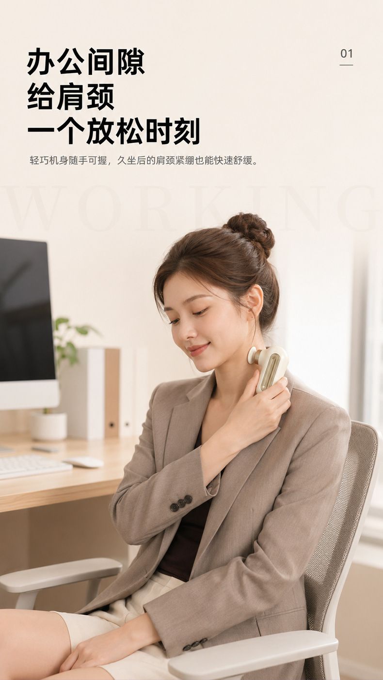 Portable mini massage gun muscle relaxation