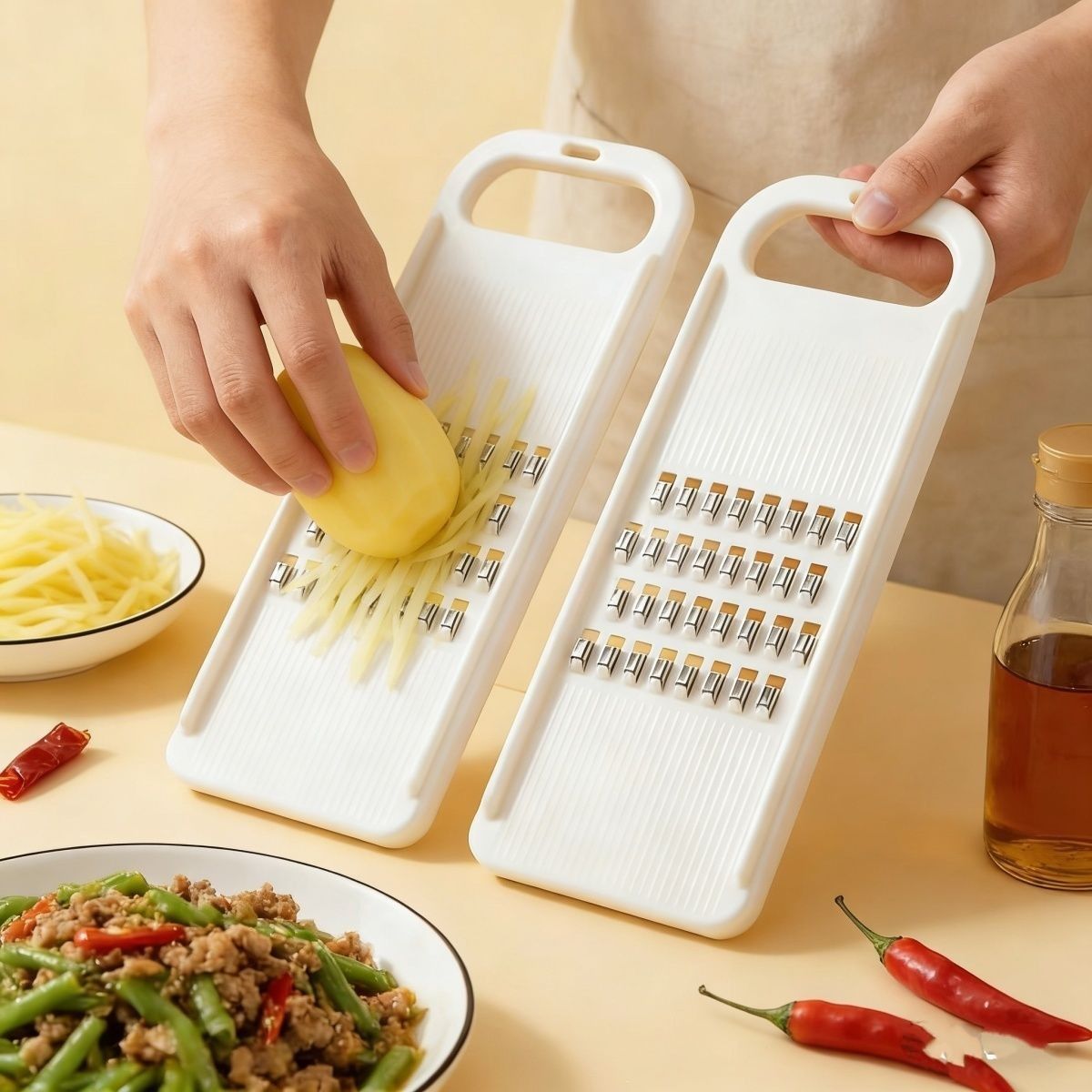 Kartoffelschneider für Restaurants Gemüseschneider Zucchini Hobel