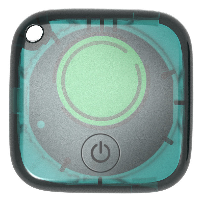Quadratischer halbtransparenter Smart-Tracker für Google und Apple