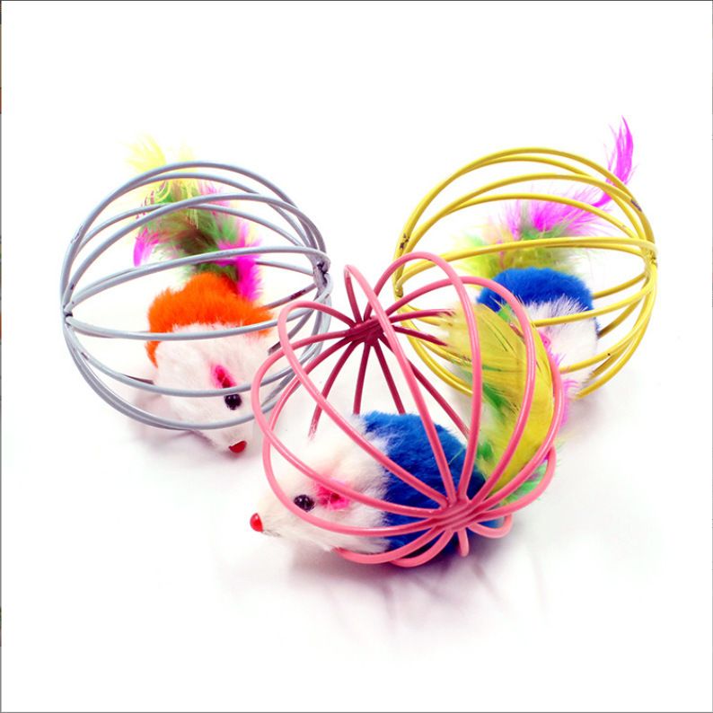 Cat toy ball cage mouse, self-entertaining