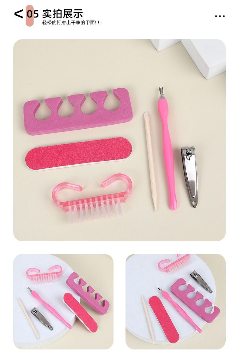 Portable nail care kit with clippers, file and tools