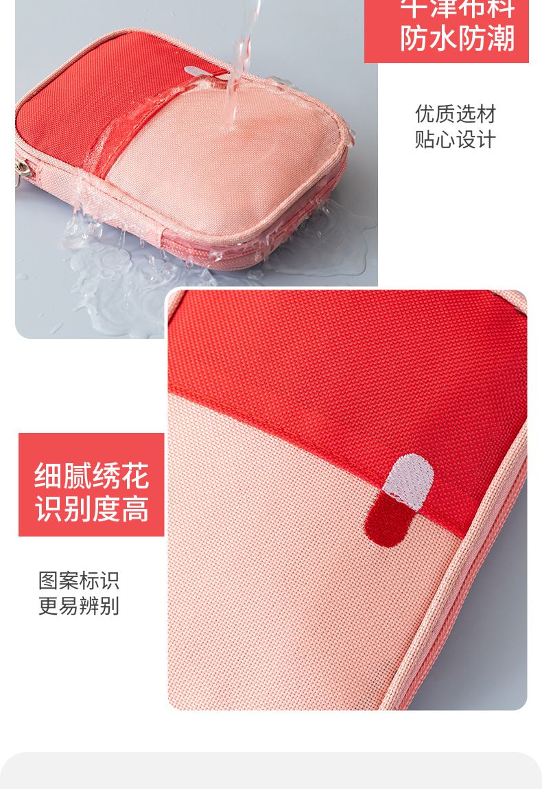 便携医药包旅行医疗急救包家用户外应急儿童药品箱收纳防疫健康包