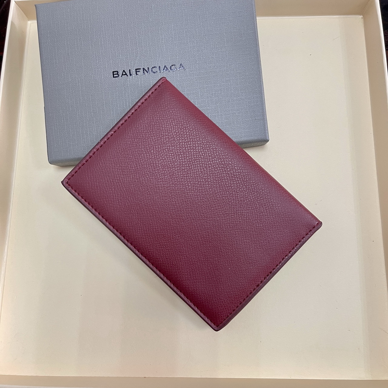Passport wallet, genuine leather, first layer cowhide, card holder