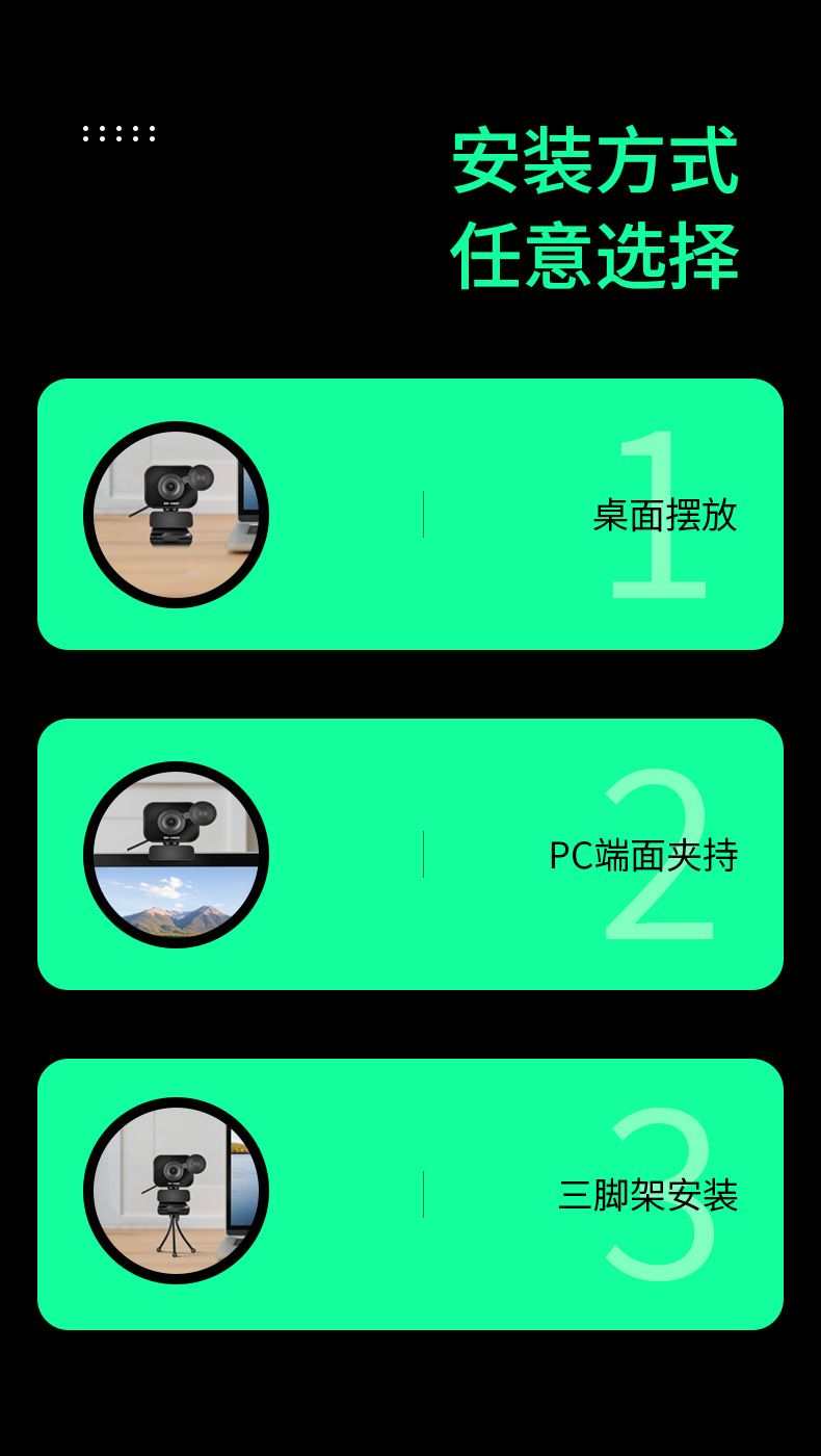 4K Network Camera for Computer Video Conferencing