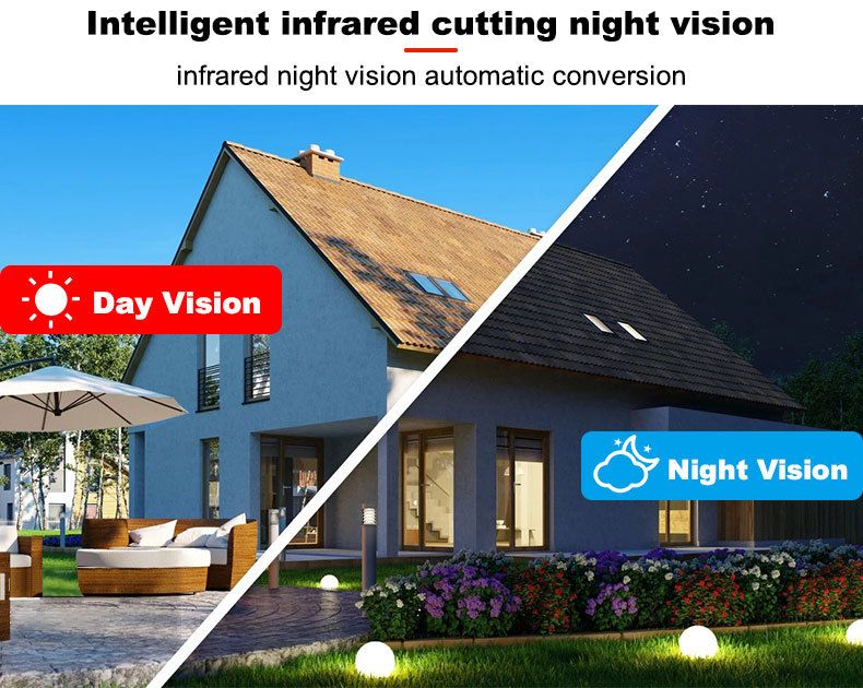 HD WiFi dış mekan güvenlik kamerası sistemi gece görüşlü