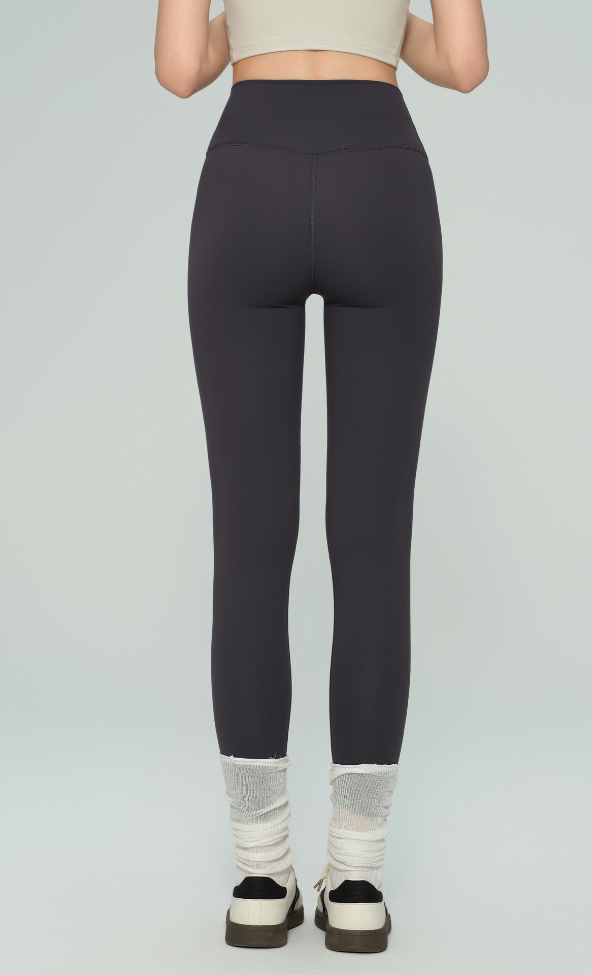 LULU gefütterte Yoga-Leggings thermische Hai-Leggings