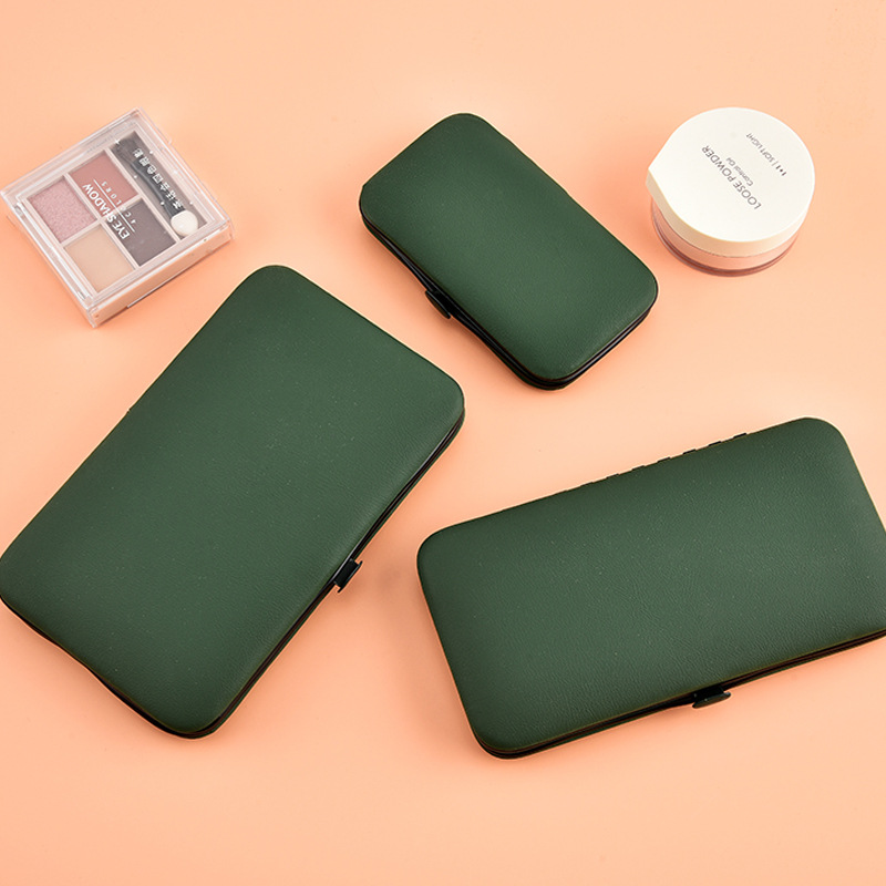 18-Piece Manicure Tool Set, Dark Green