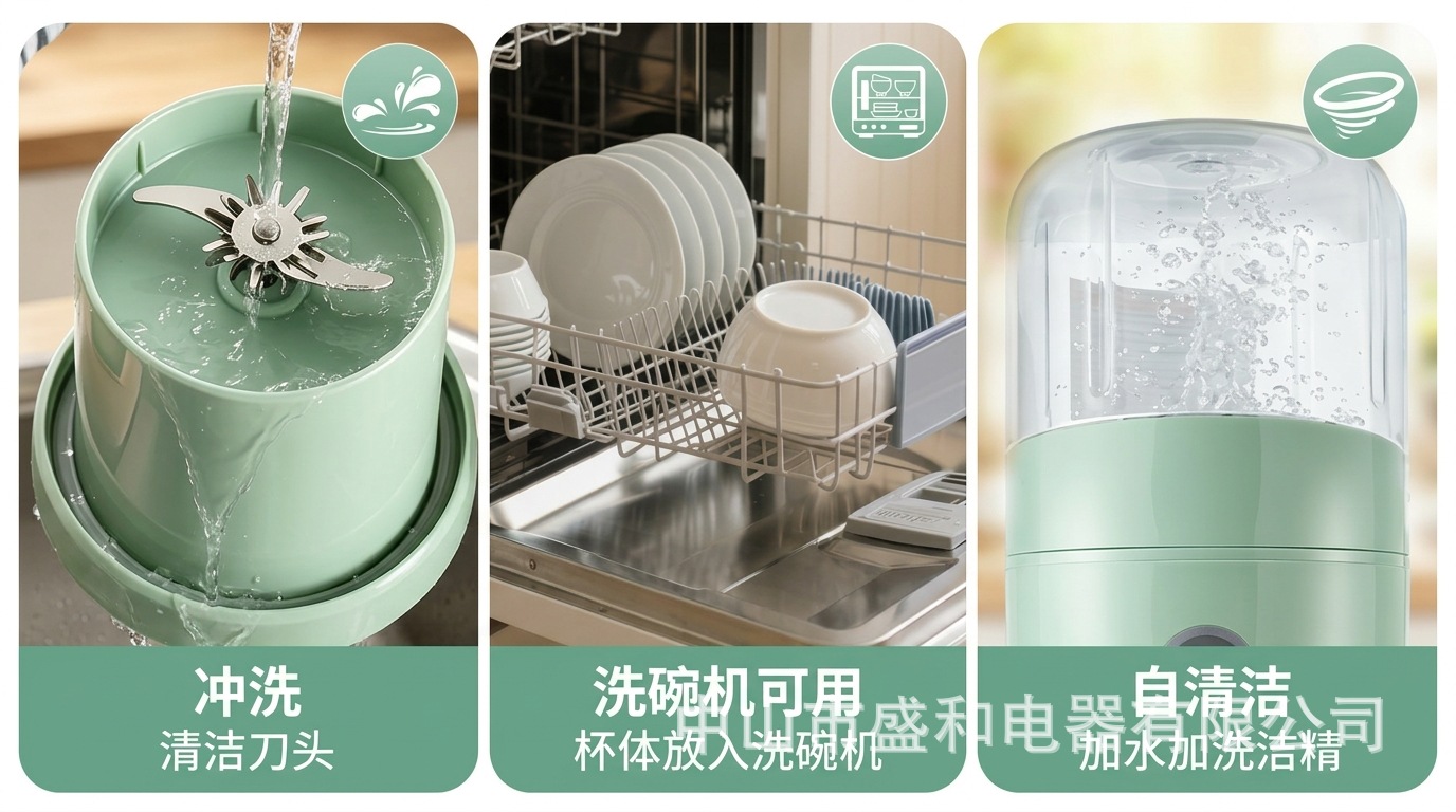 800ml wireless portable juicer, USB rechargeable