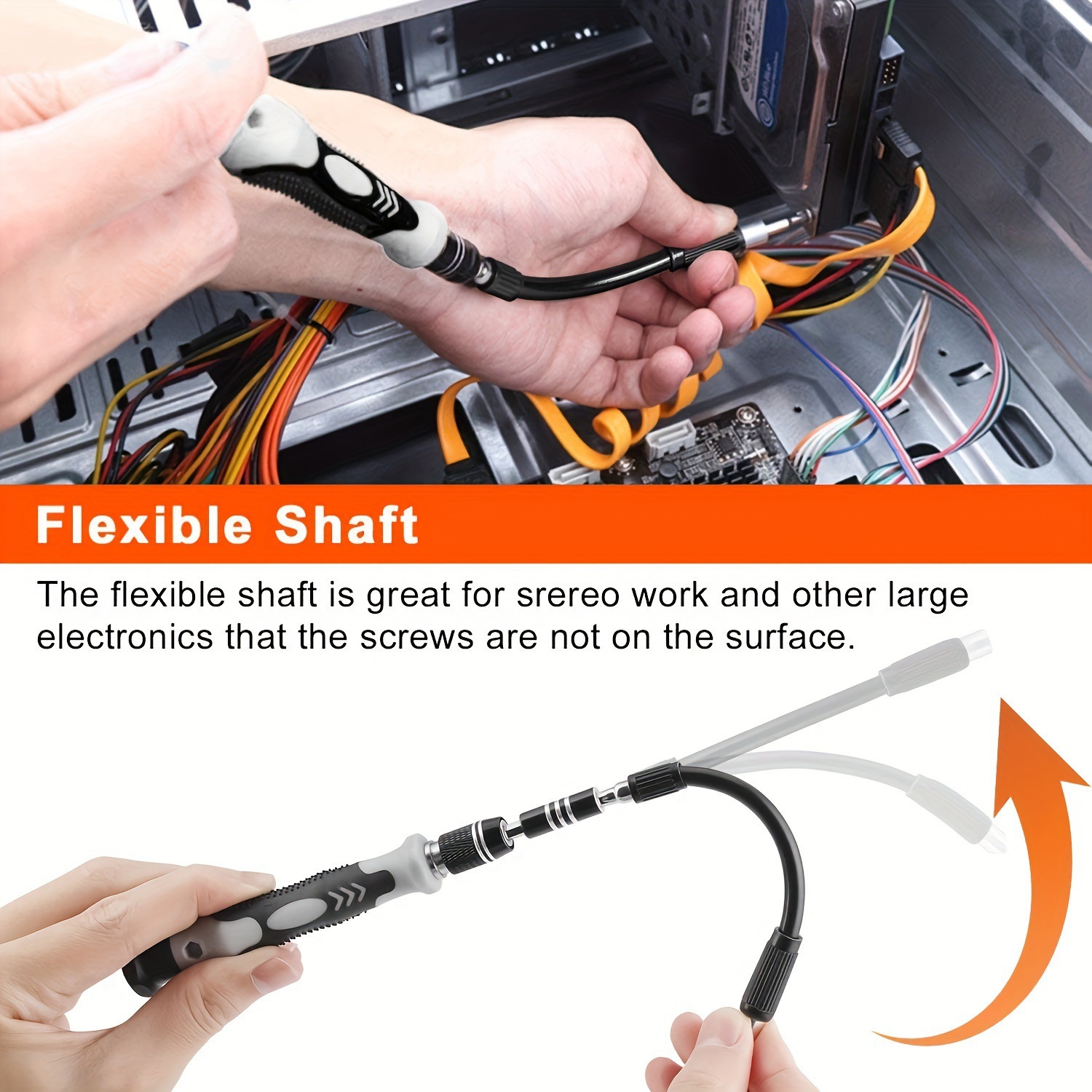 Screwdriver set, 115-piece, watch computer phone repair