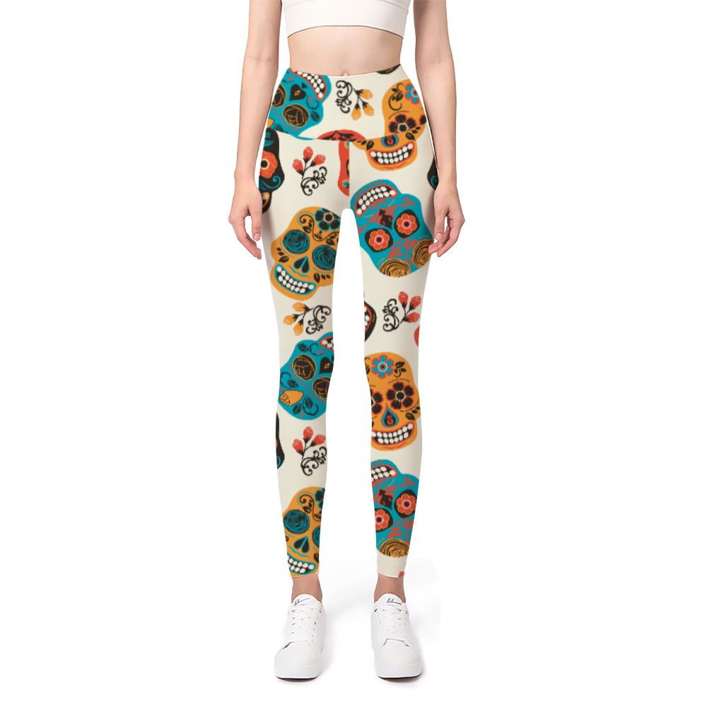 Damen-Yoga-Leggings mit 3D-Druck, Frühjahr-Sommer-Kollektion