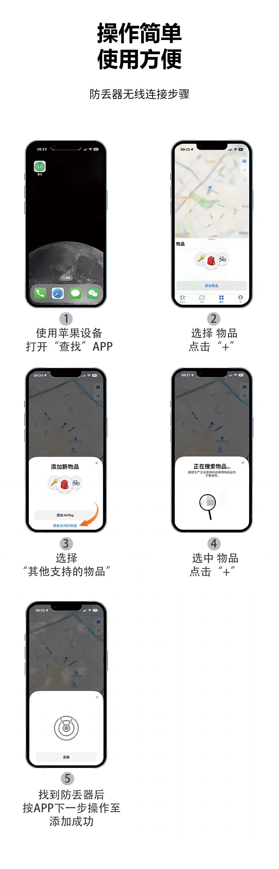 Bluetooth Location Tracker, Two-way Key Finder