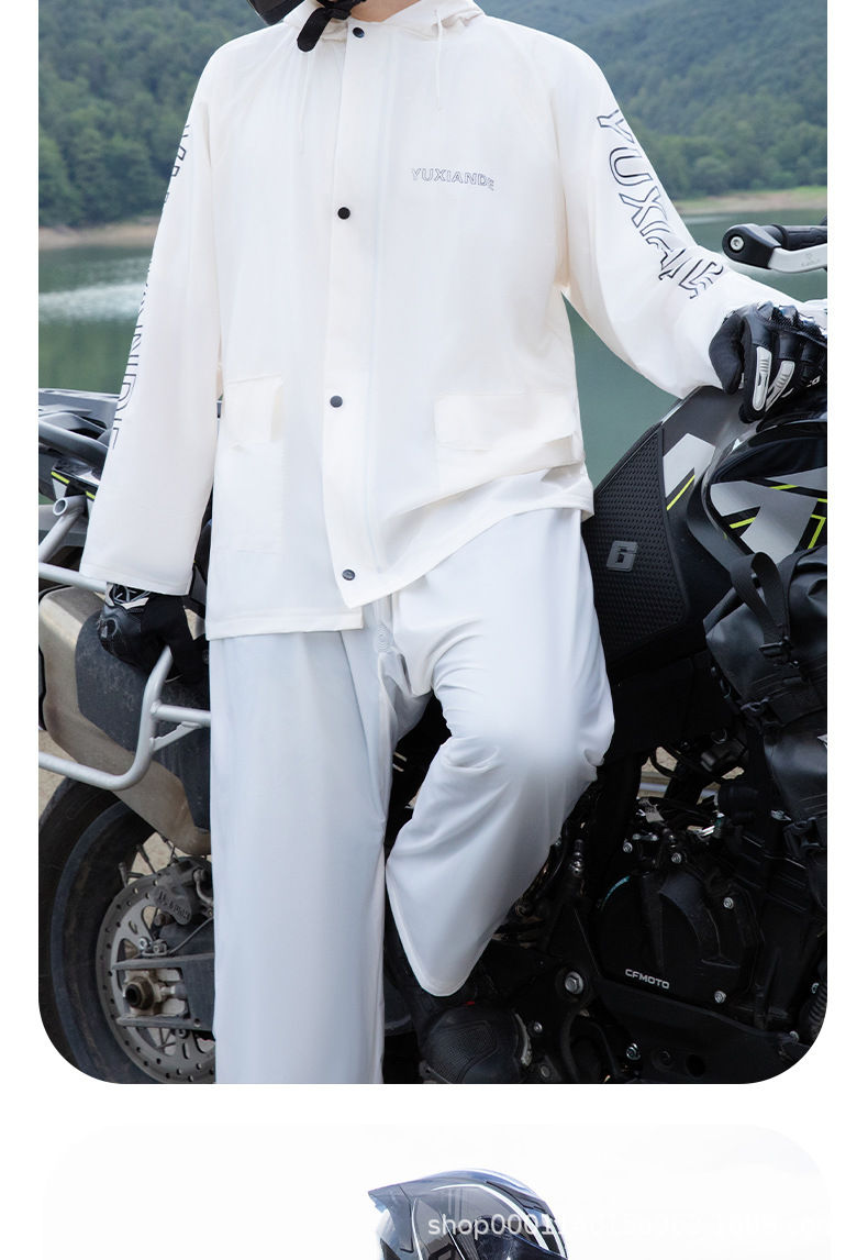 Raincoat and Rain Pants Set for Men