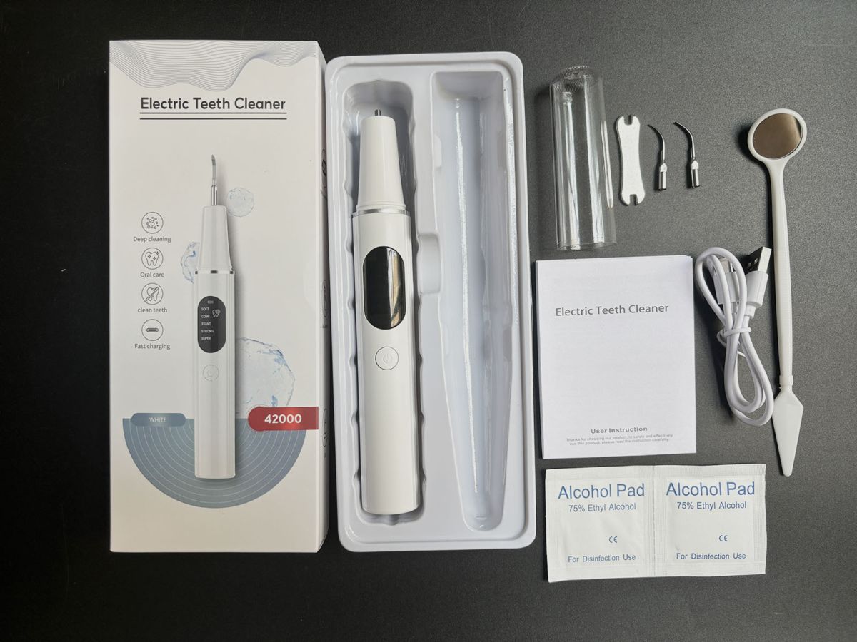 5-gear ultrasonic dental scaler with purple light
