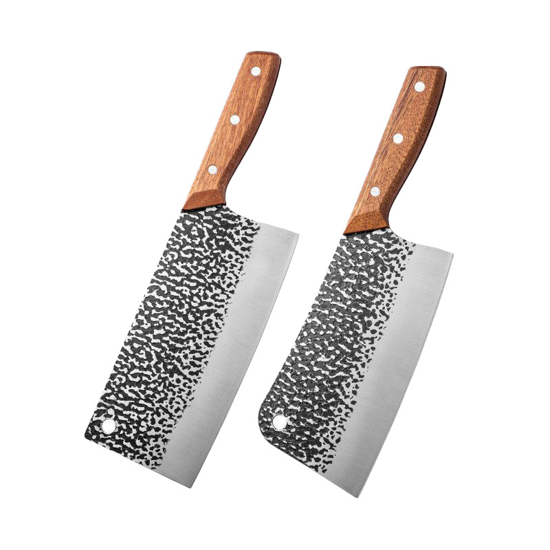 Küchenmesser-Set, dreiteilig, geschmiedeter Stahl
