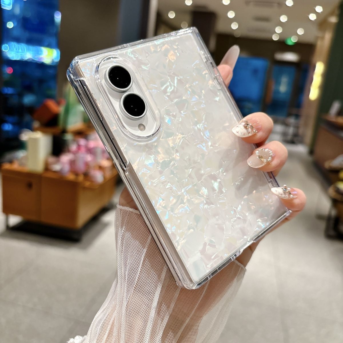 Samsung Galaxy Z Flip 8/7/6 ve Z Fold 8 kılıfı, kabuk desen