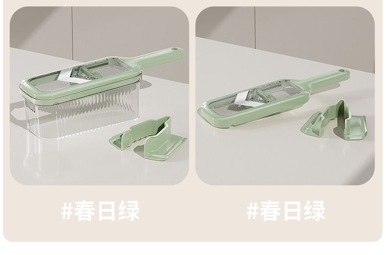 Bladeless vegetable cutter, multifunctional slicer for safe food prep
