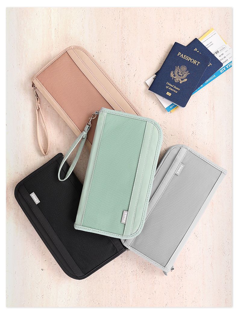 Passport wallet RFID blocking